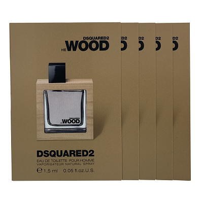 Dsquared2 He Wood Eau de Toilette Pour Homme Campioncino da 1,5 ml Fuori Produzione Raro