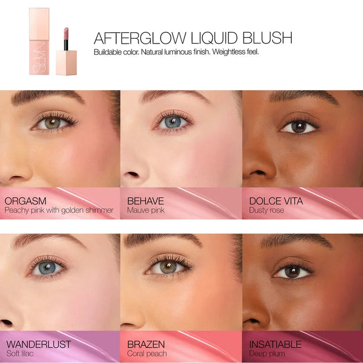 Nars Afterglow Liquid Blush - Blush Liquido Dolce Vita 7 ml