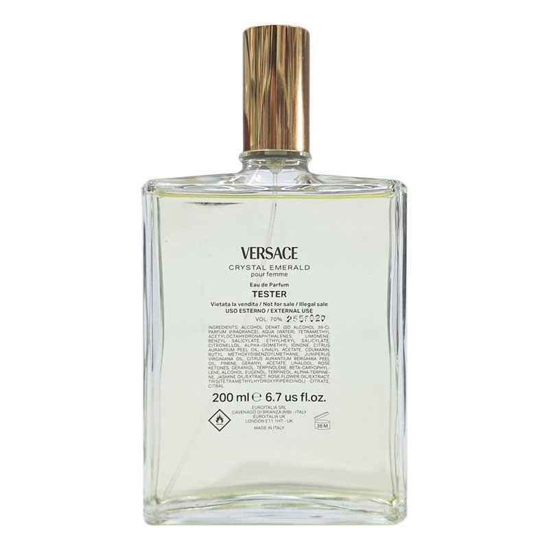 Versace Crystal Emerald - TESTER Eau De Parfum Donna 200ml
