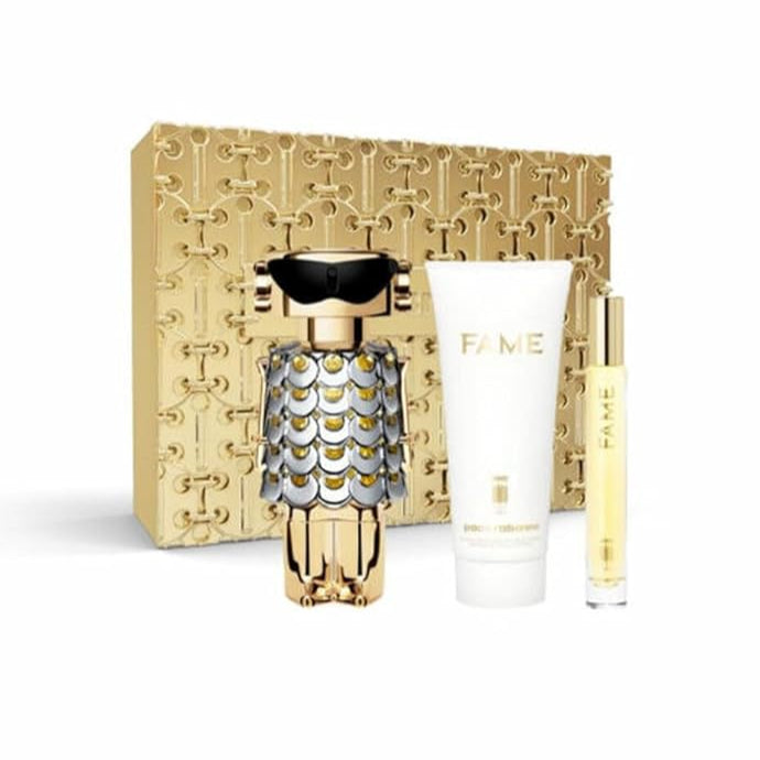 Cofanetto Fame Eau De Parfum 80 ml + Eau De Parfum 10ml+ Crema Corpo 100 ml Donna