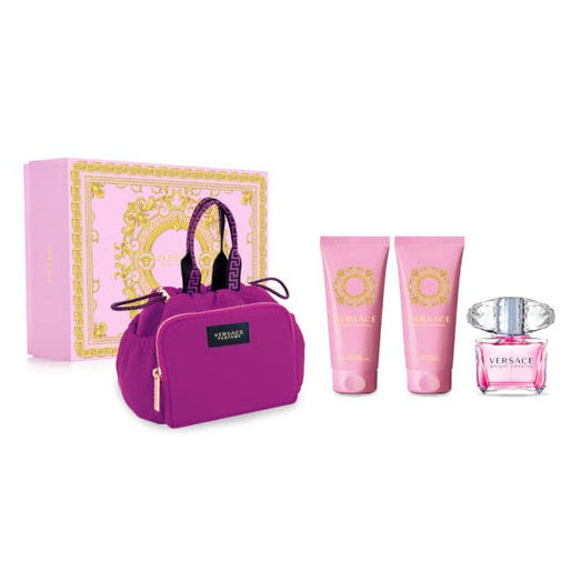 Cofanetto Bright Crystal Eau De Toilette 90ml + Gel Doccia 100ml + Crema Corpo Luminosa 100ml + Trousse Cosmetica Donna
