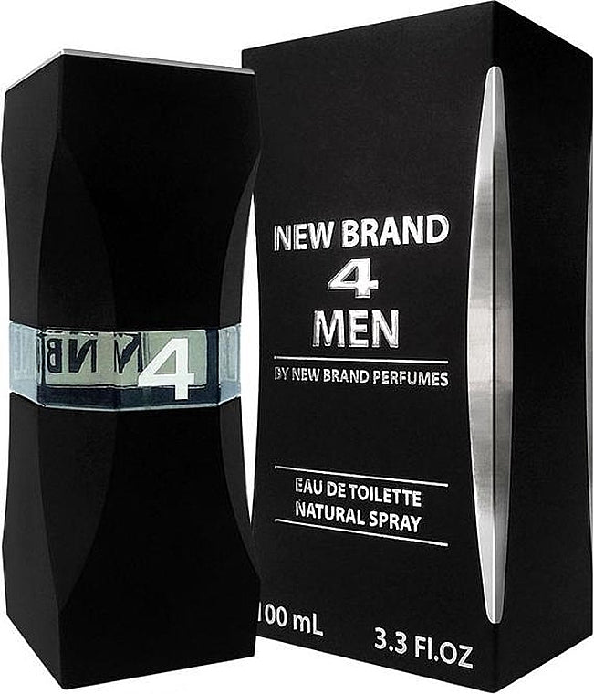 New Brand 4 men Eau de Toilette Uomo 100 ml